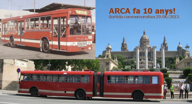 Dixième anniversaire d’ARCA avec des autobus historiques