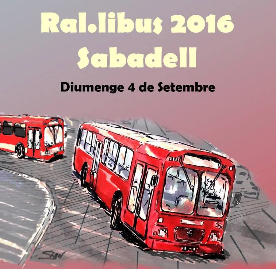 Affiche du 8e Rallybus de Sabadell