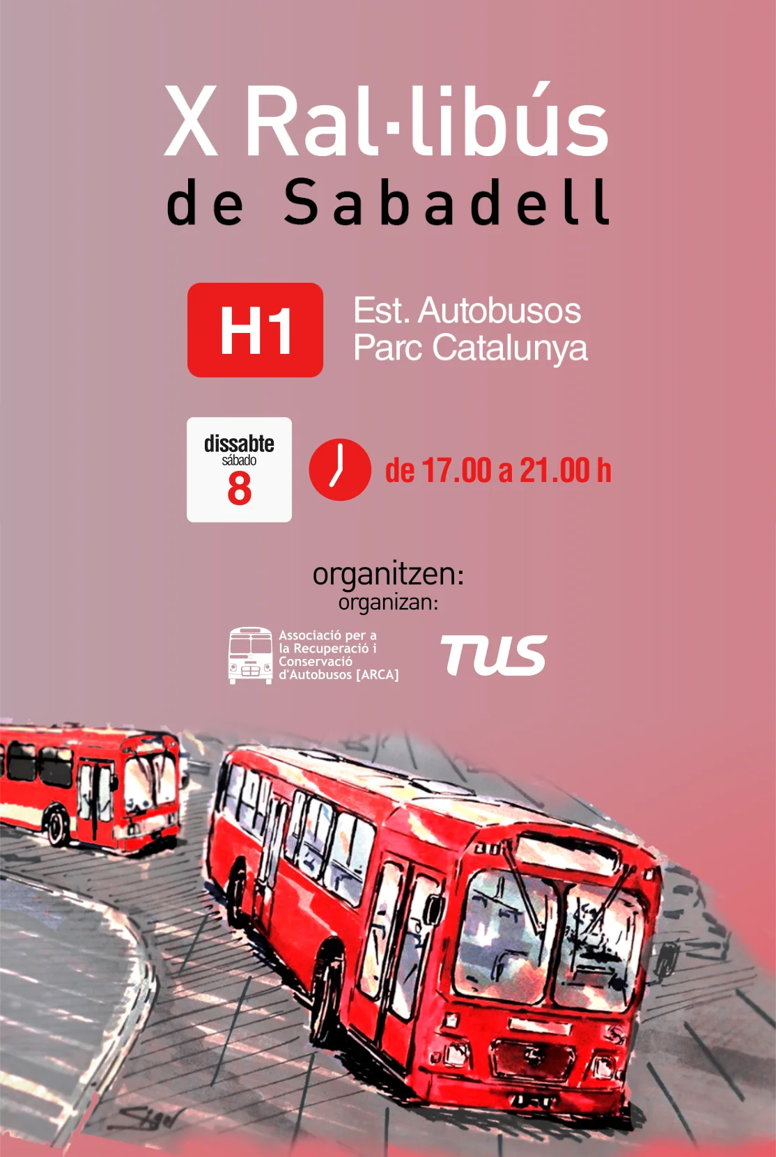 Affiche du 10e Rallybus de Sabadell