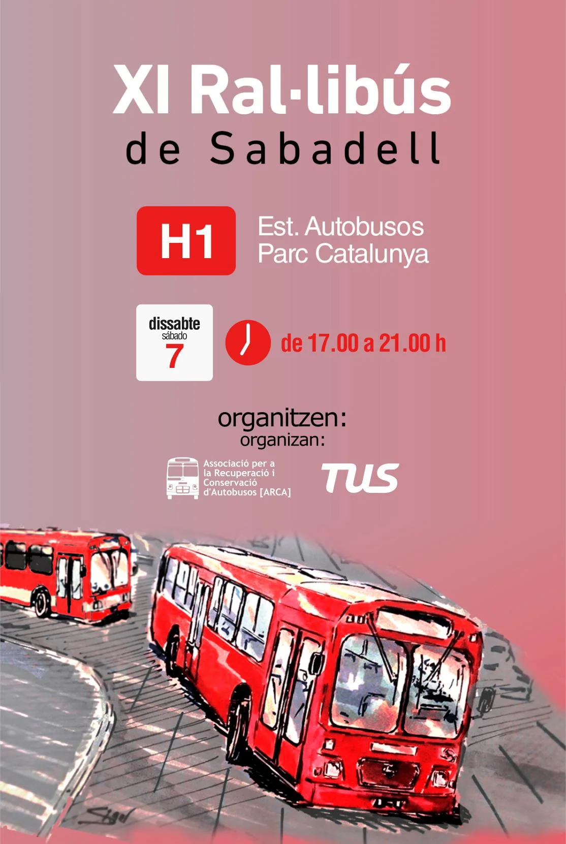 Affiche du 11e Rallybus de Sabadell