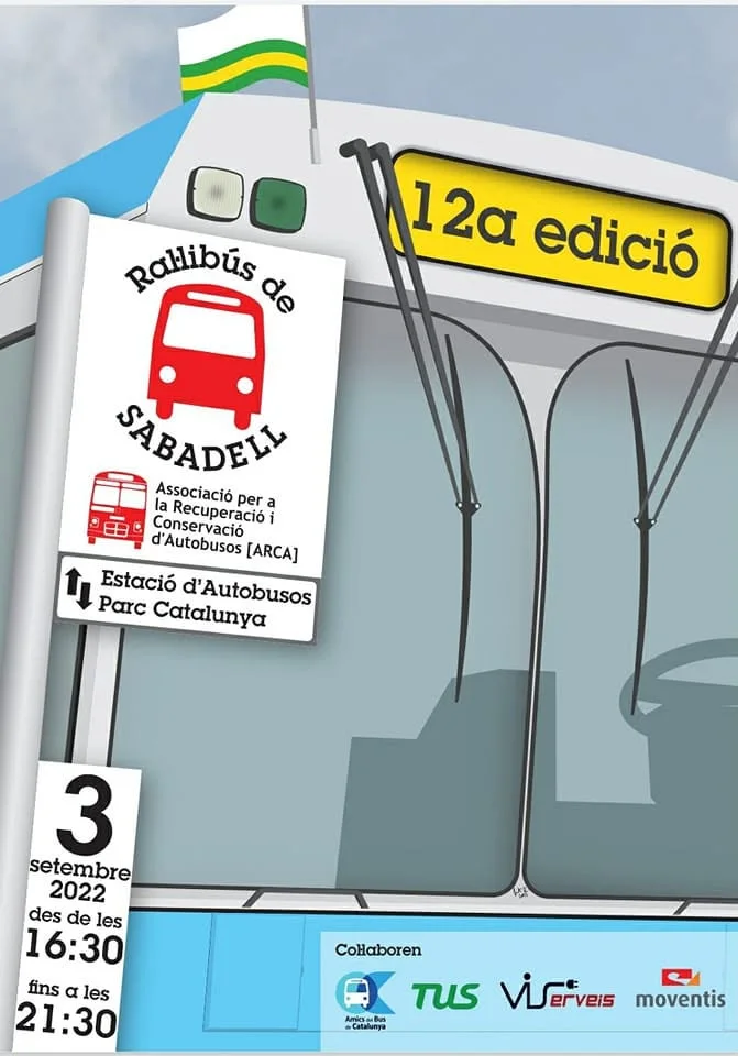 Affiche du 12e Rallybus de Sabadell