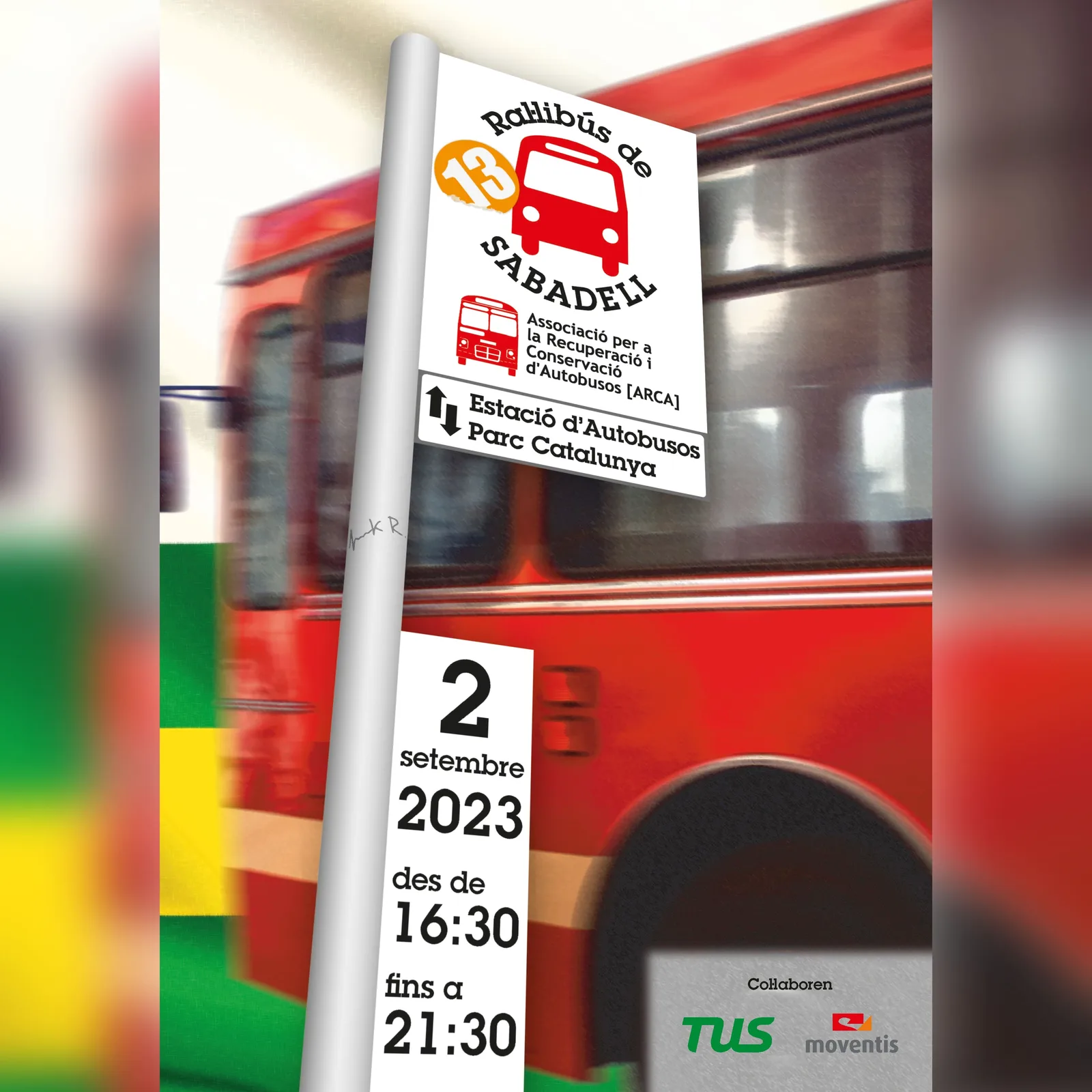 Cartel del 13.º Rallybus de Sabadell